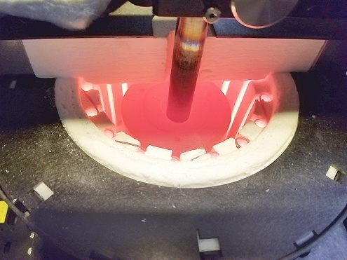 High temperature tribology chamber High temperature tribology chamber