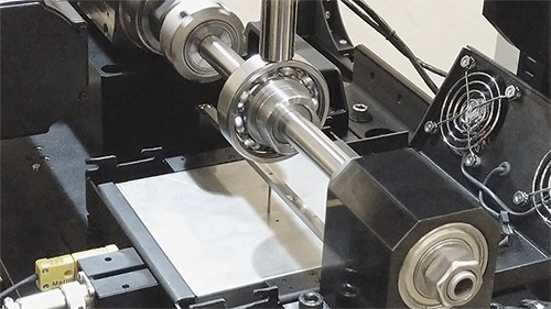 Bearing test using block-on-ring tribometer Bearing test using block-on-ring tribometer